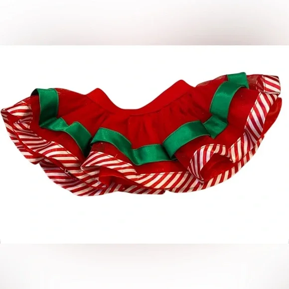 Build a Bear Christmas Shirt Red White LOVE Tulle Skirt Teddy Clothes - Picture 2 of 3